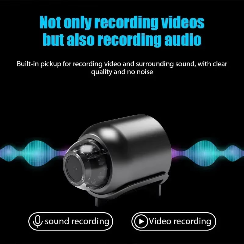 X5 Mini Camera Wireless 1080P Surveillance Security Video Cam Night Vision Motion Detect Camcorder Cam Monitor Smart Home