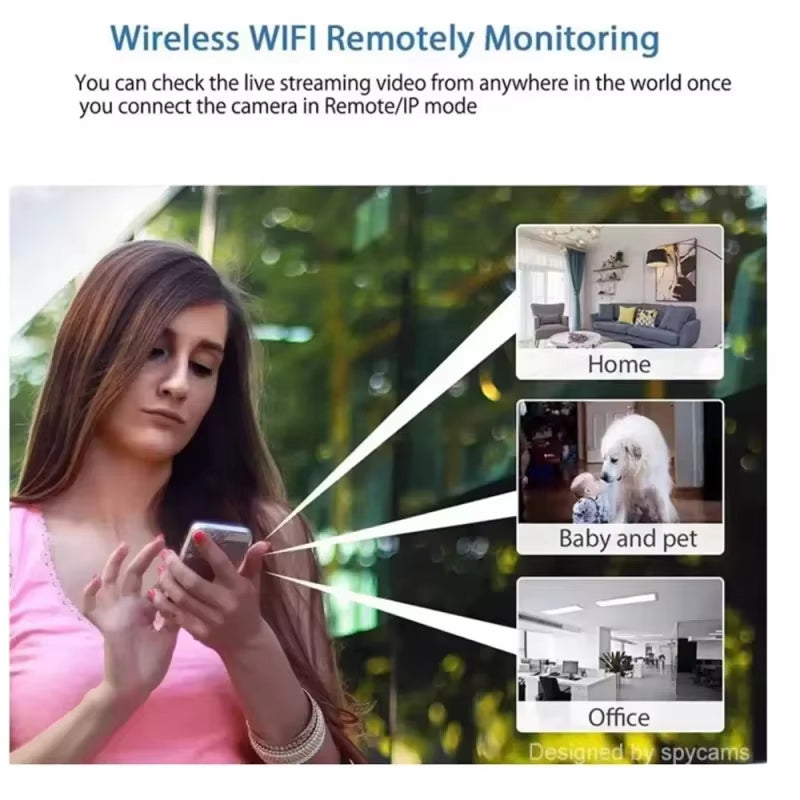 X5 Mini Camera Wireless 1080P Surveillance Security Video Cam Night Vision Motion Detect Camcorder Cam Monitor Smart Home