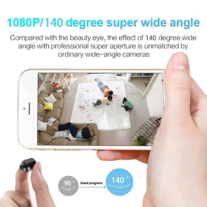 X5 Mini Camera Wireless 1080P Surveillance Security Video Cam Night Vision Motion Detect Camcorder Cam Monitor Smart Home