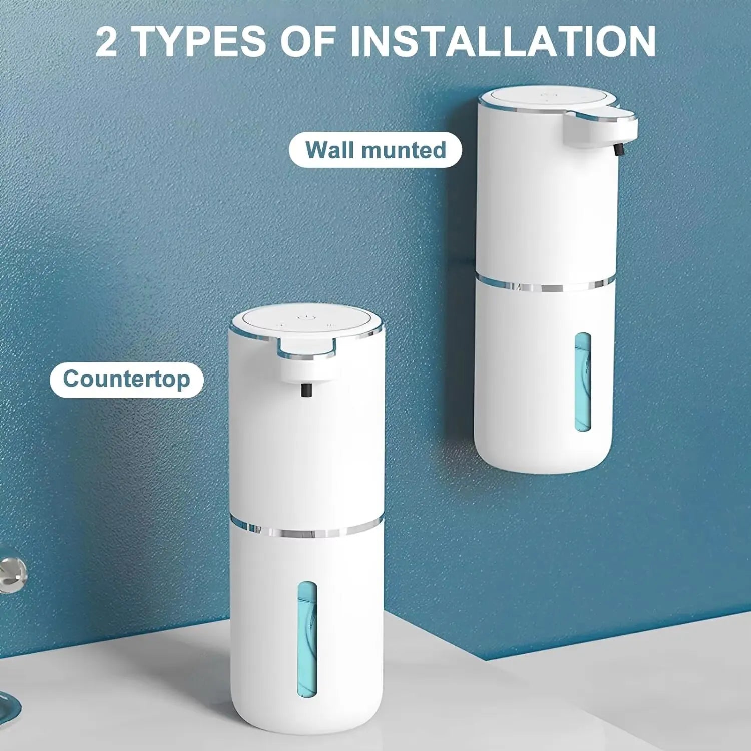 NEW 380ML Automatic Foam Soap P11 Dispenser Bathroom Smart Washing Hand Machine with USB Charging ABS 4 Level Adjustable